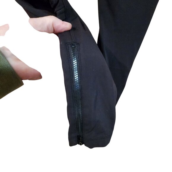 Athleta Delancey Moto Tight Leggings XSP Black High-Waisted With Zipper Ankle & - Picture 5 of 5